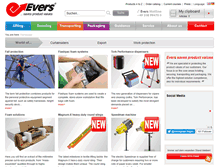 Tablet Screenshot of eversgmbh.com
